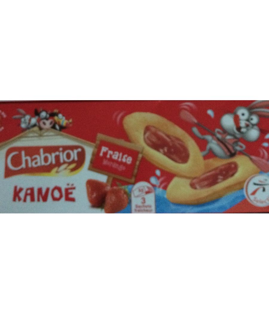 BISCUITS KANOE FRAISE CHABRIOR 2 PAQUETS DE 120G