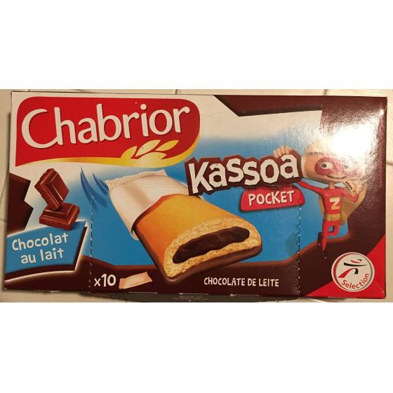 KASSOA POCKET CHOCOLAT AU LAIT CHABRIOR 295G