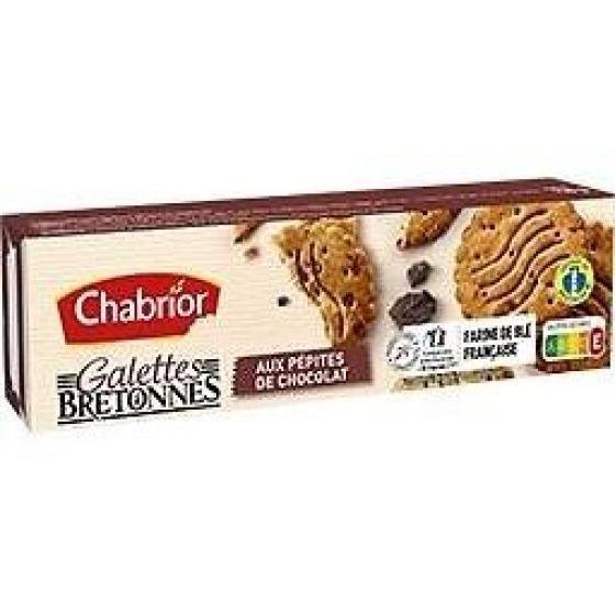 GALETTES BRETONNES AUX PEPITES DE CHOCOLAT - 130G 130 G