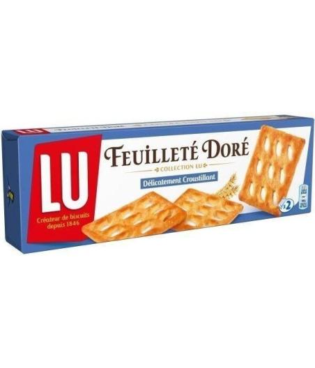 FEUILLETE DORE COLLECTION LU 125 G, 2 SACHETS DE 8 BISCUITS