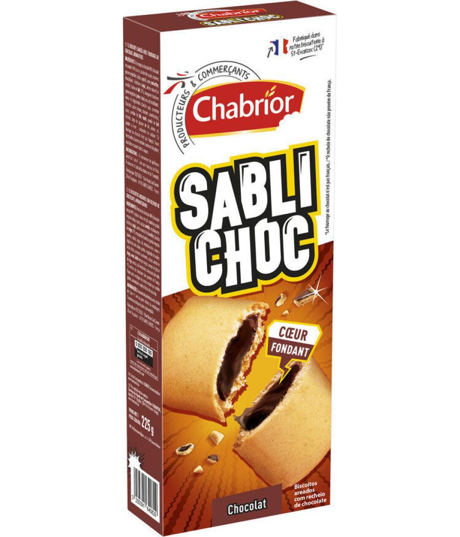 BISCUIT SABLI CHOC CHOCOLAT CHABRIOR 225G