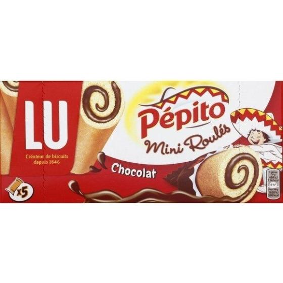 MINI ROULES PEPITO CHOCOLAT LU 150G