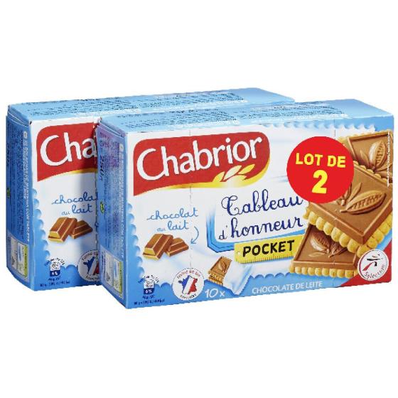 TABLETTE CHOCOLAT AU LAIT POCKET CHABRIOR 250G