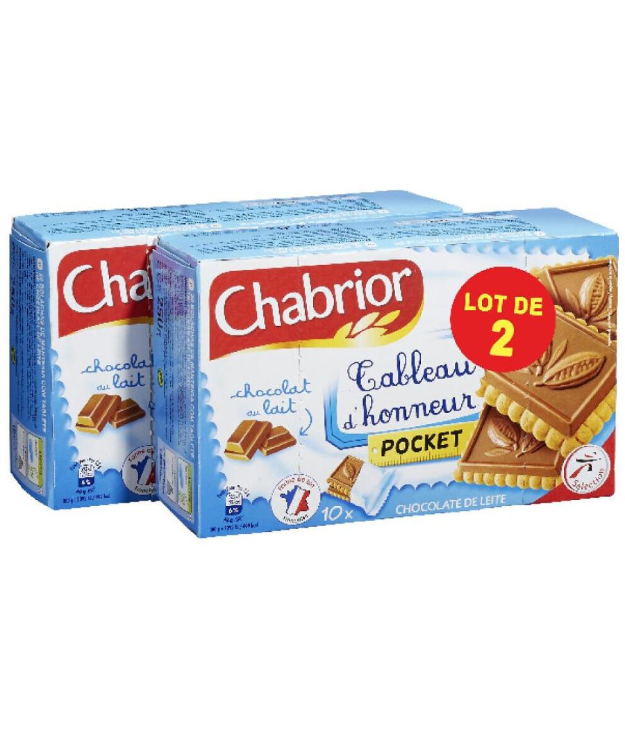 BISCUIT TABLEAU D'HONNEUR AU CHOCOLAT POCKET CHABRIOR 250G
