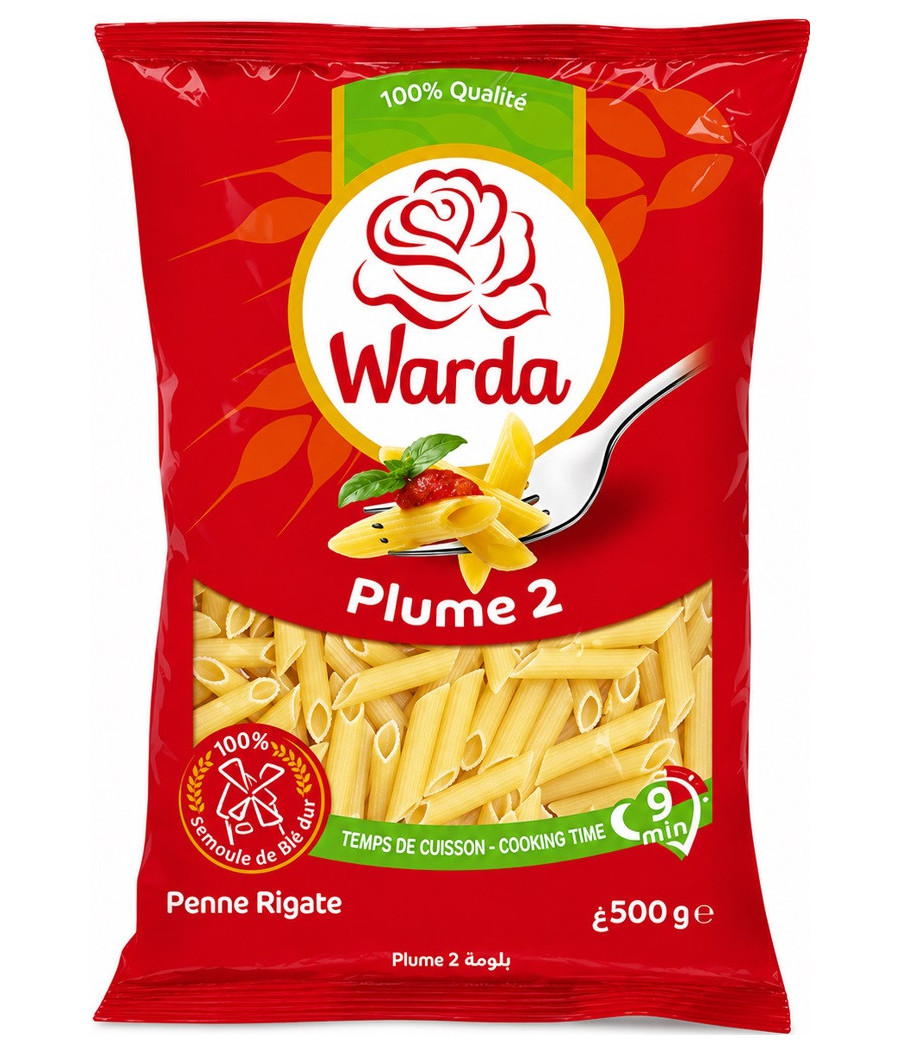 PATES PLUME LONGUE RAYEE WARDA 500G
