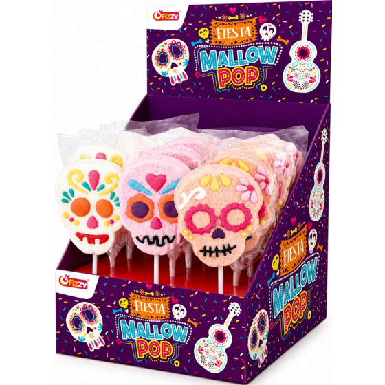 SUCETTE FIZZY FIESTA MALLOW POP HALLOWEEN 35G