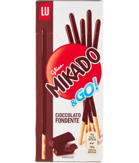 BISCUITS NAPPES AU CHOCOLAT FONDENTE MIKADO LU 39G