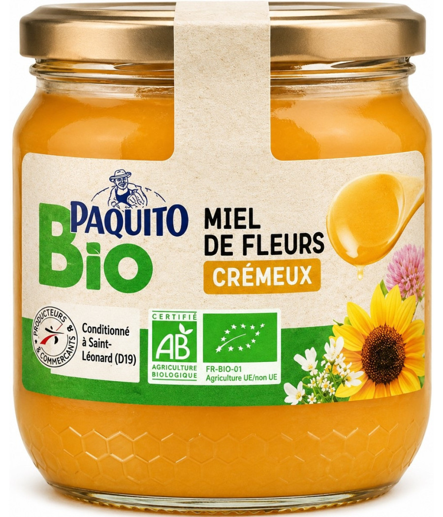 MIEL DE FLEURS BIO PAQUITO 500G