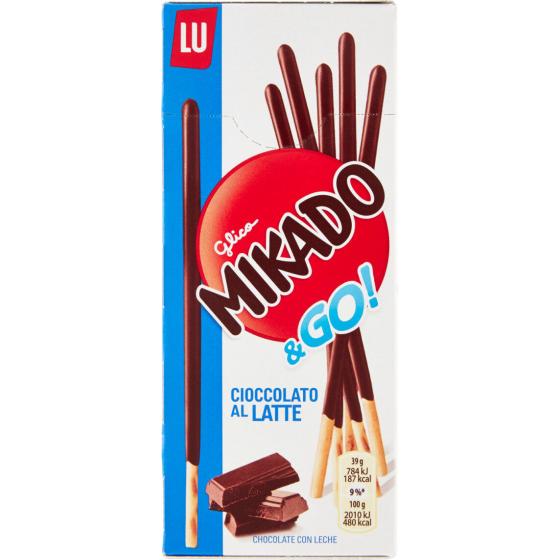 GLICO MIKADO & GO CHOCOLAT AU LAIT LU 39G