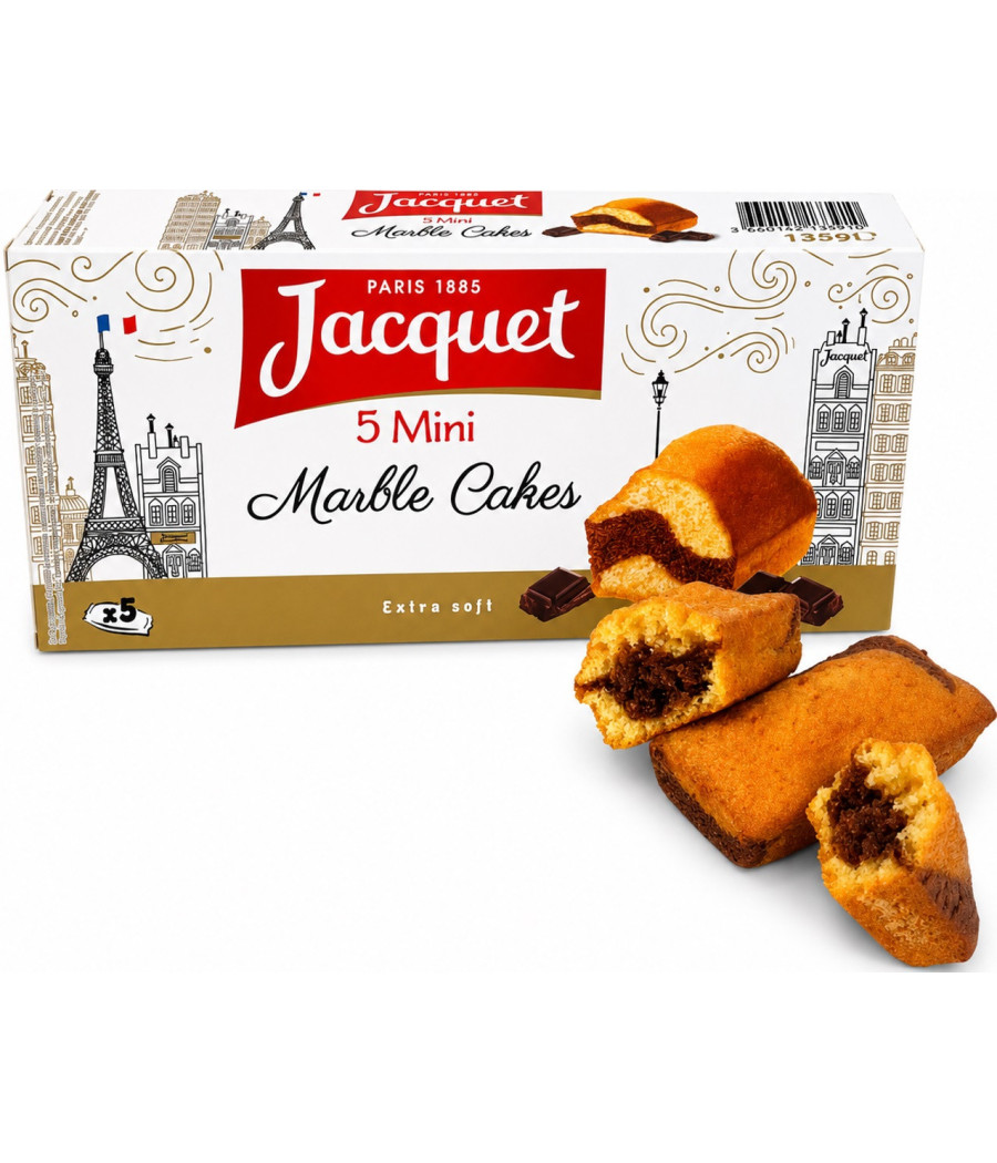 GATEAU MINI MARBRE JACQUET X5 135G
