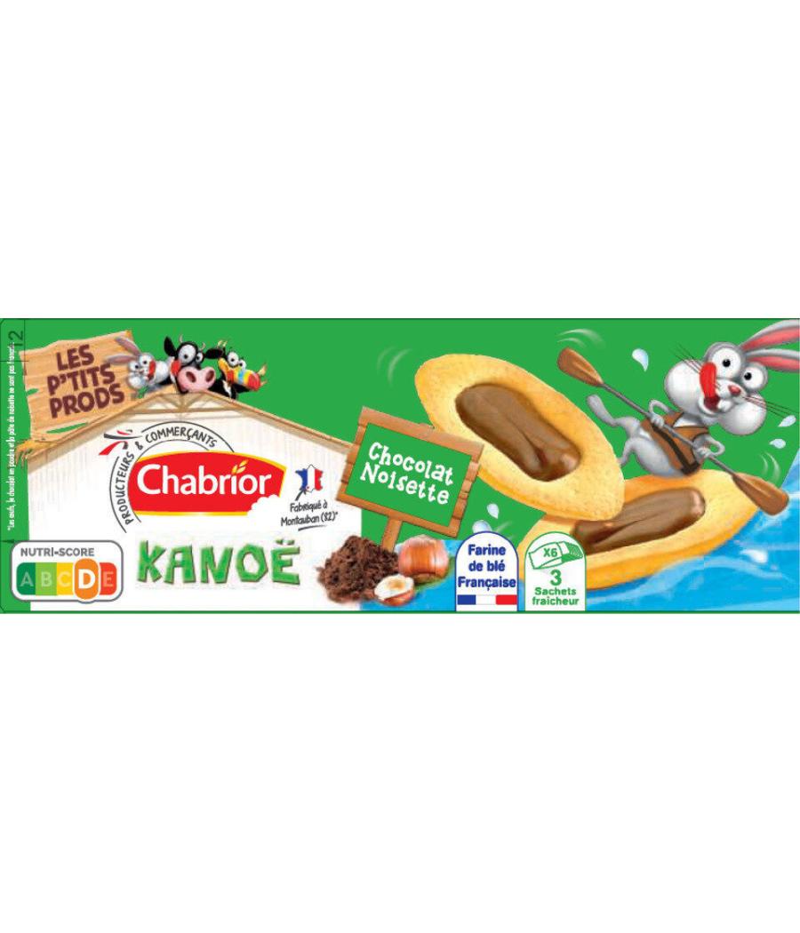 BISCUITS KANOE CHOCOLAT NOISETTE CHABRIOR 120G
