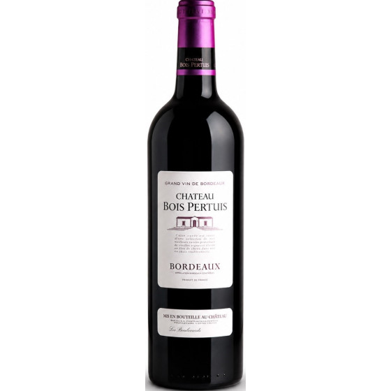 VIN ROUGE BORDEAUX CHATEAU BOIS PERTUIS 75CL