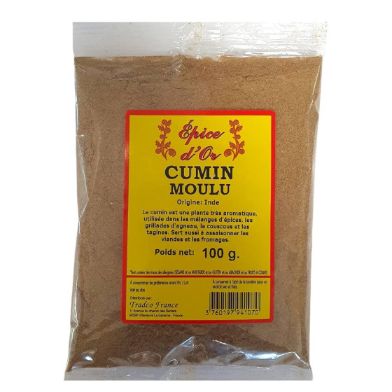 CUMIN ÉPICE D'OR MOULU 100G