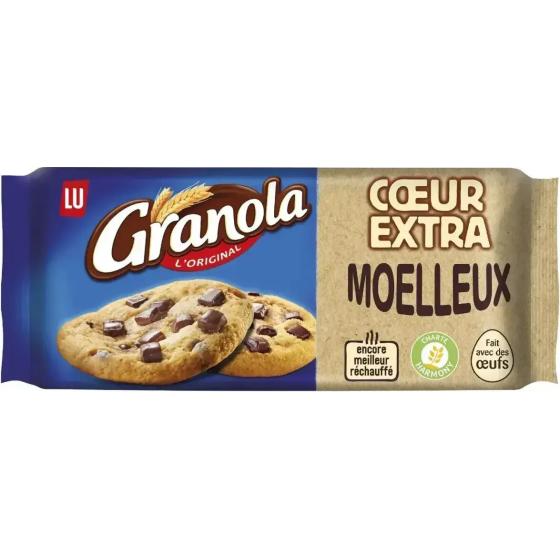 GRANOLA COOKIE COEUR EXTRA MOELLEUX LU 208G