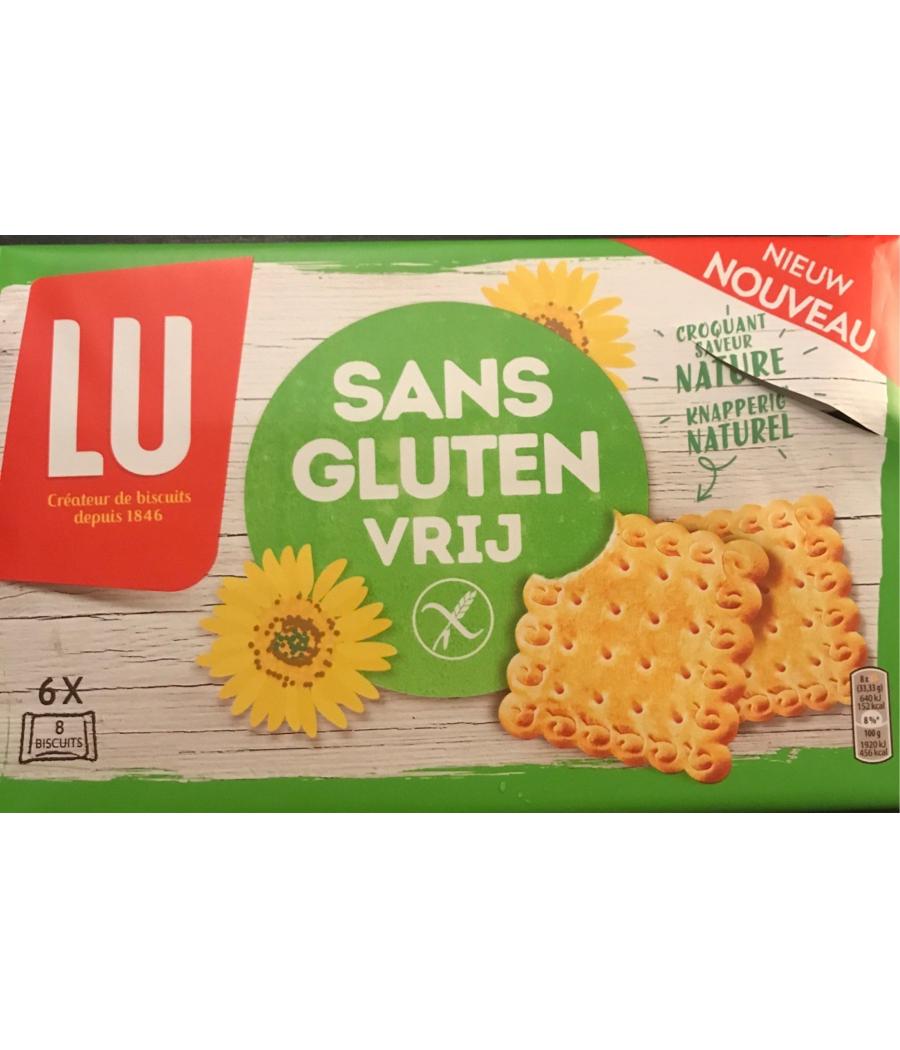 BISCUITS SANS GLUTEN VRIJ CROQUANT SAVEUR NATURE LU 200G