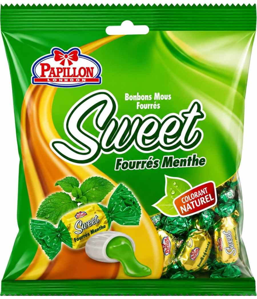BONBONS SWEET FOURRÉ MENTHE 150G