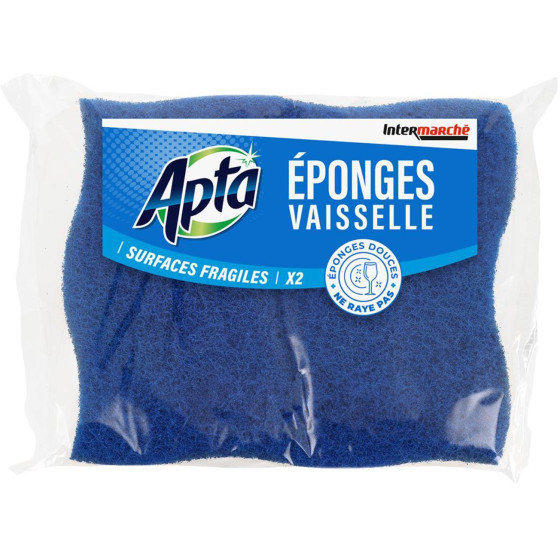 ÉPONGES APTA DOUCES SURFACE FRAGILES X2