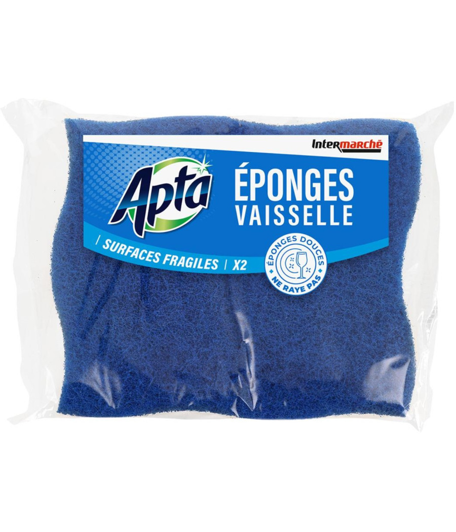 ÉPONGES APTA DOUCES SURFACE FRAGILES X2