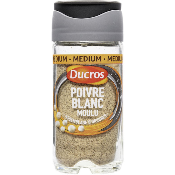 POIVRE BLANC MOULU DUCROS 36G