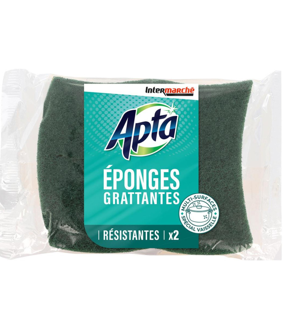 ÉPONGES APTA GRATTANTES RÉSISTANTES X2