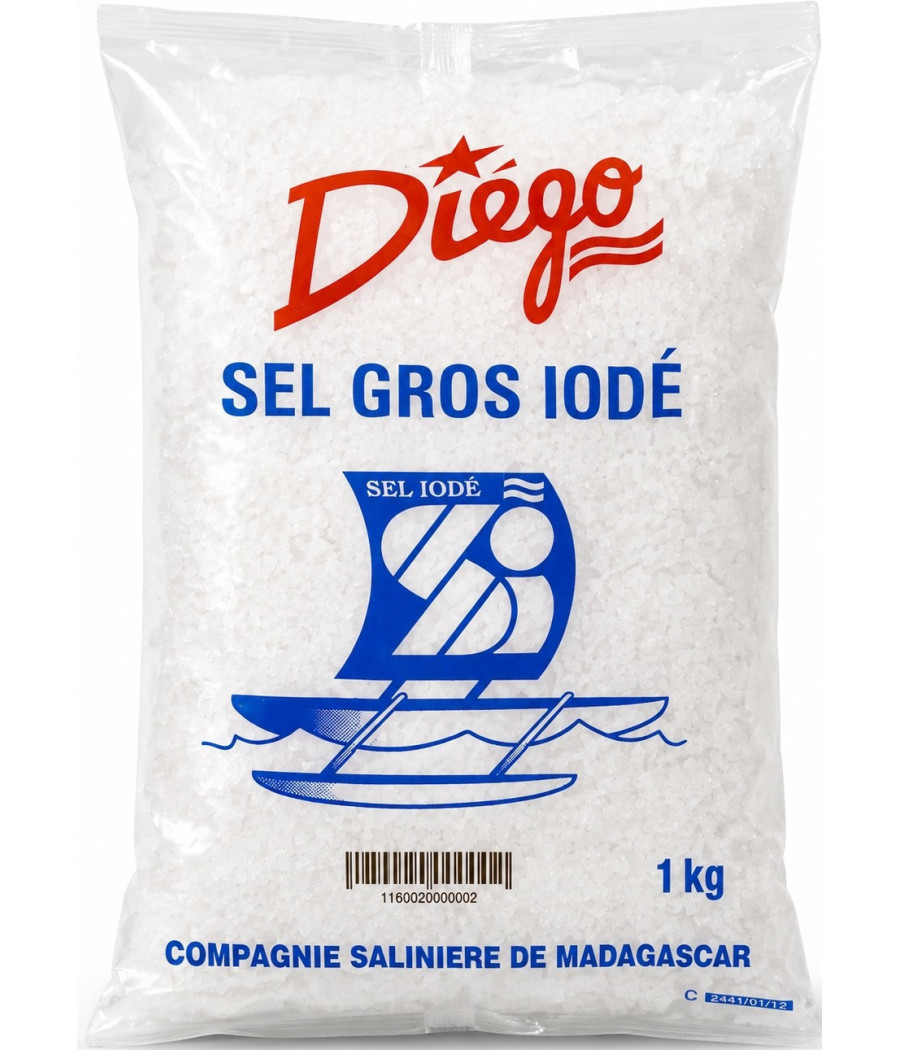 SEL GROS IODÉ DIEGO 1KG