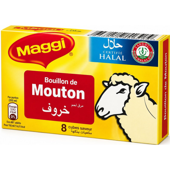 BOUILLON MAGGI MOUTON HALAL 500G
