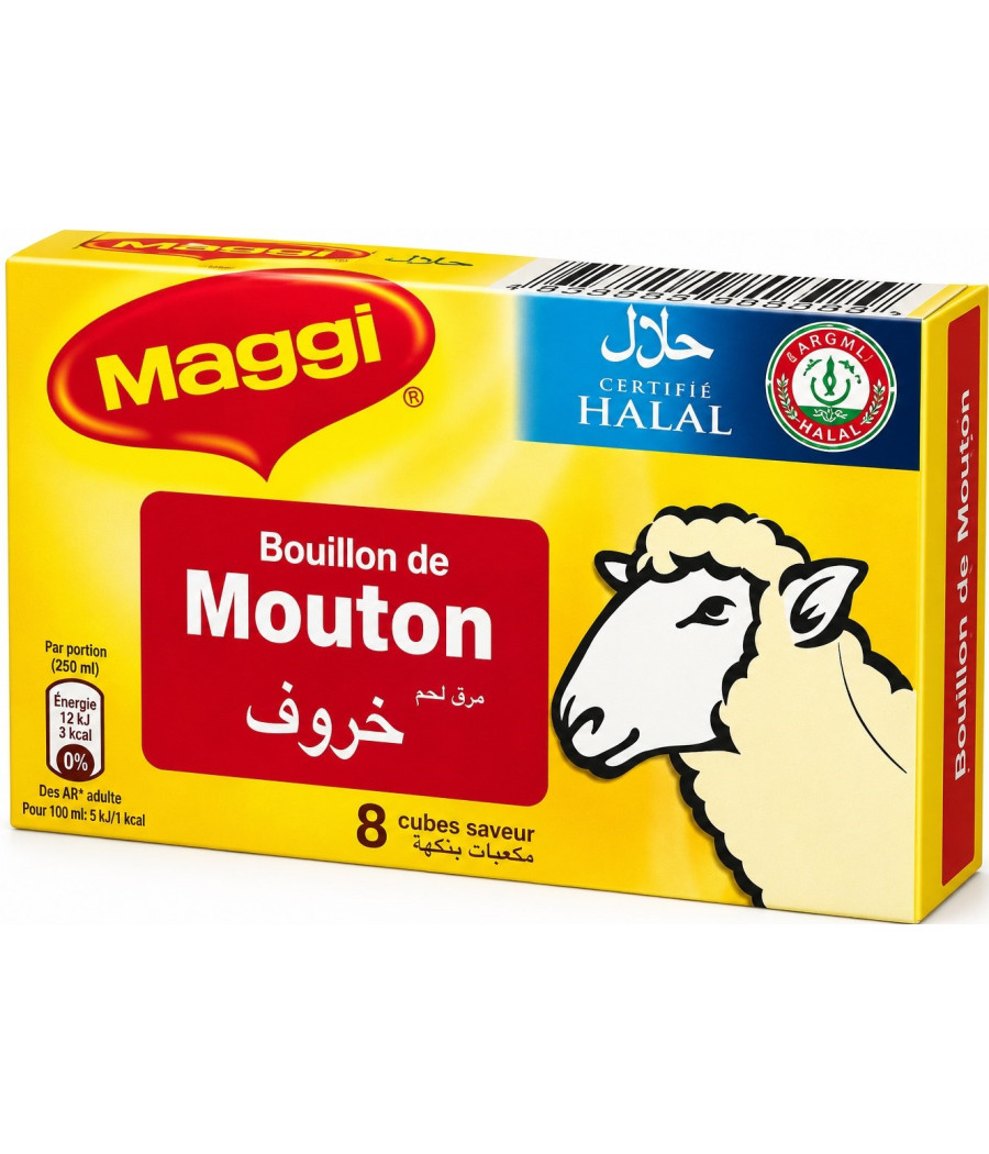 BOUILLON MAGGI MOUTON HALAL 500G