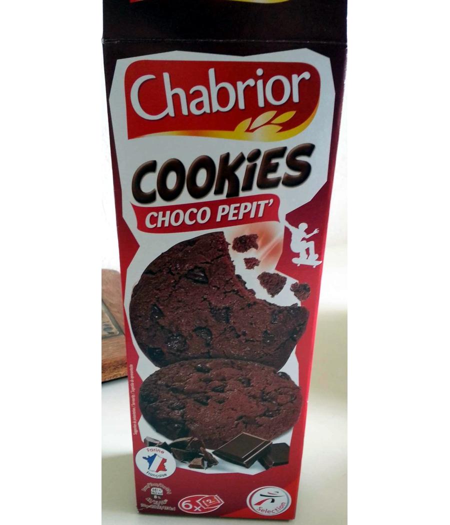COOKIES CHOCO PEPIT TOUT CHOCOLAT CHABRIOR 200G