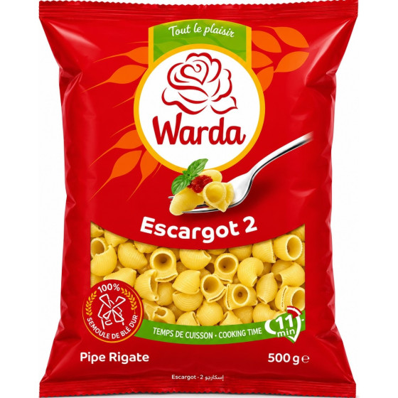 PATES ESCARGOT WARDA 500G