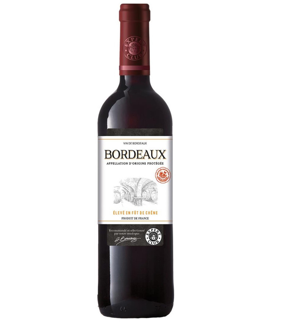 VIN ROUGE AOP BORDEAUX EXPERT CLUB 75CL