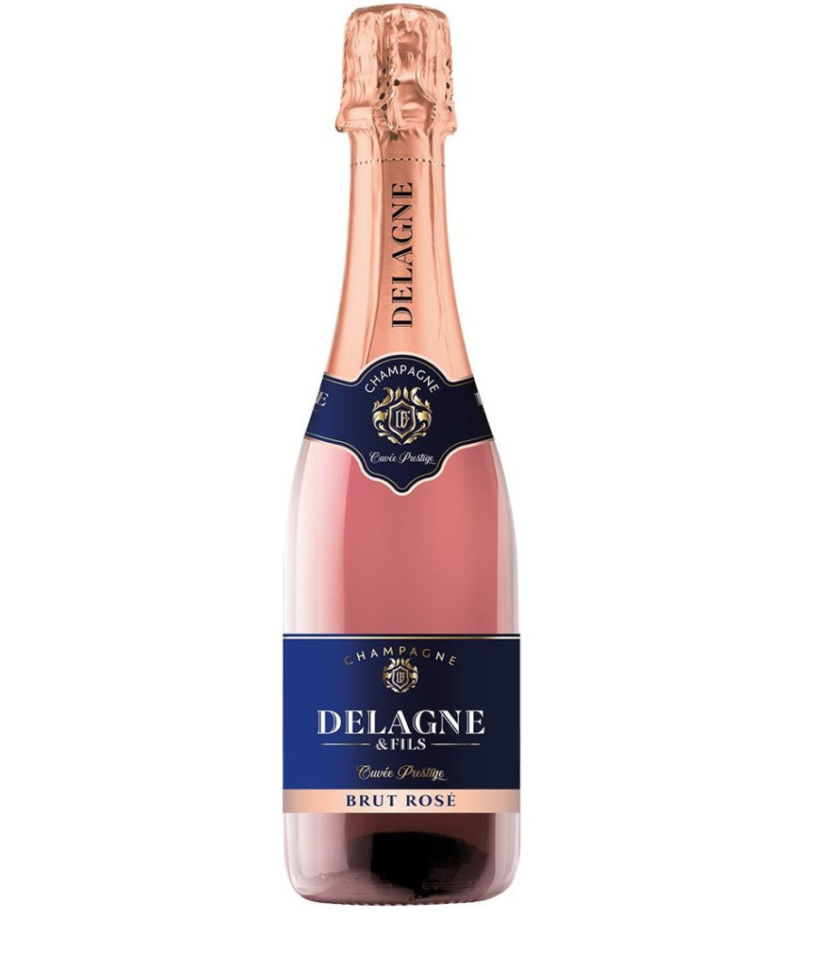 BOUTEILLE DE CHAMPAGNE ROSÉ DELAGNE ET FILS CUVÉE PRÉSTIGE BRUT 75CL