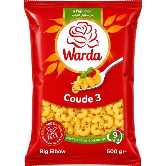 PATES COUDE 3 WARDA 500G