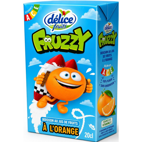 JUS DE FRUITS FRUZZY ORANGE DELICE 18CL