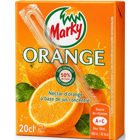 JUS DE FRUITS NECTAR ORANGE NORKY 6X20C