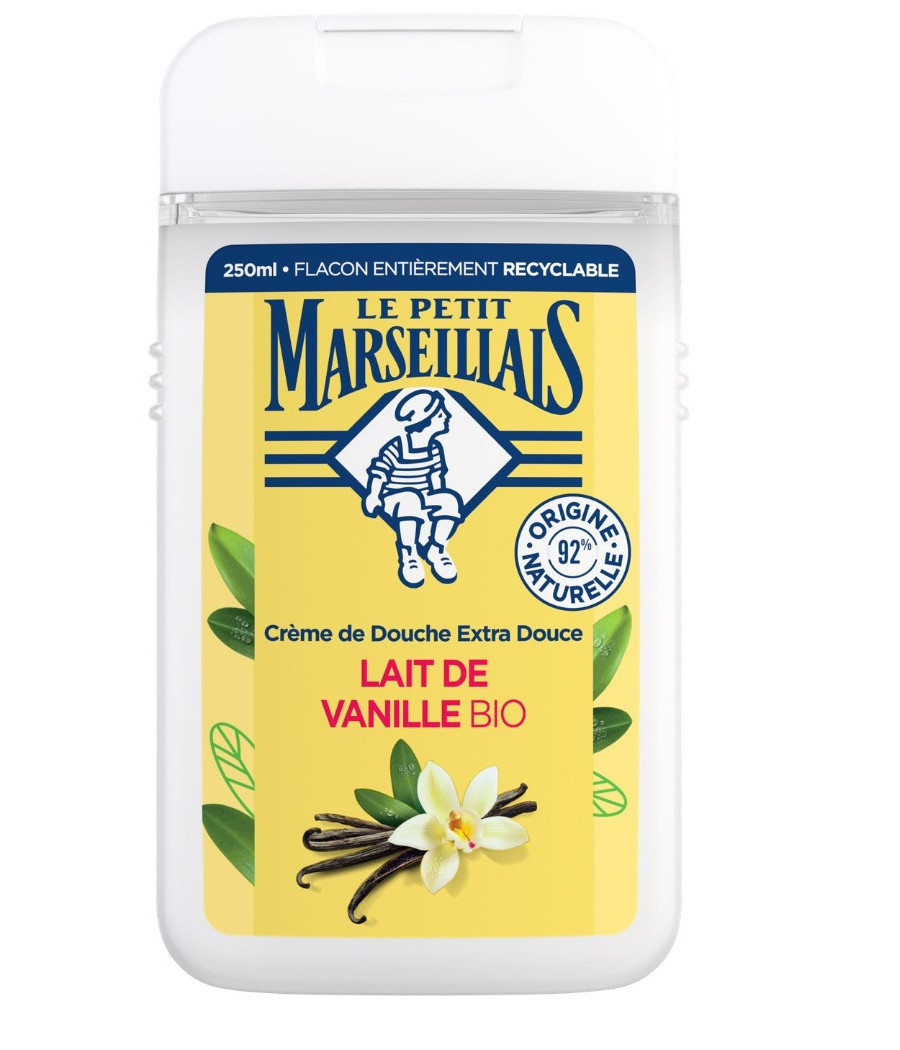 GEL DOUCHE LAIT DE VANILLE LE PETIT MARSEILLAIS 250ML