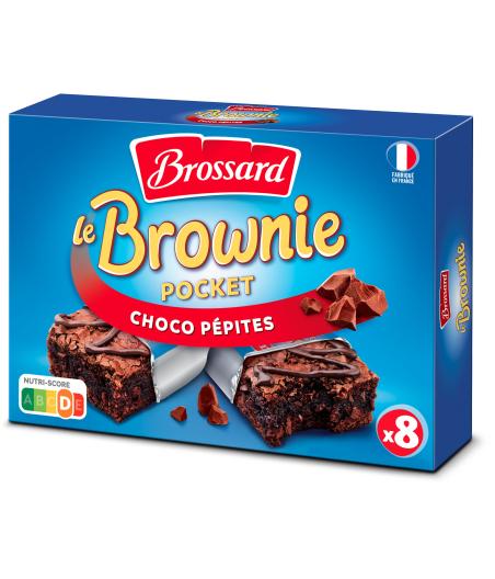 LE BROWNIE POCKET CHOCO PEPITES BROSSARD 240G