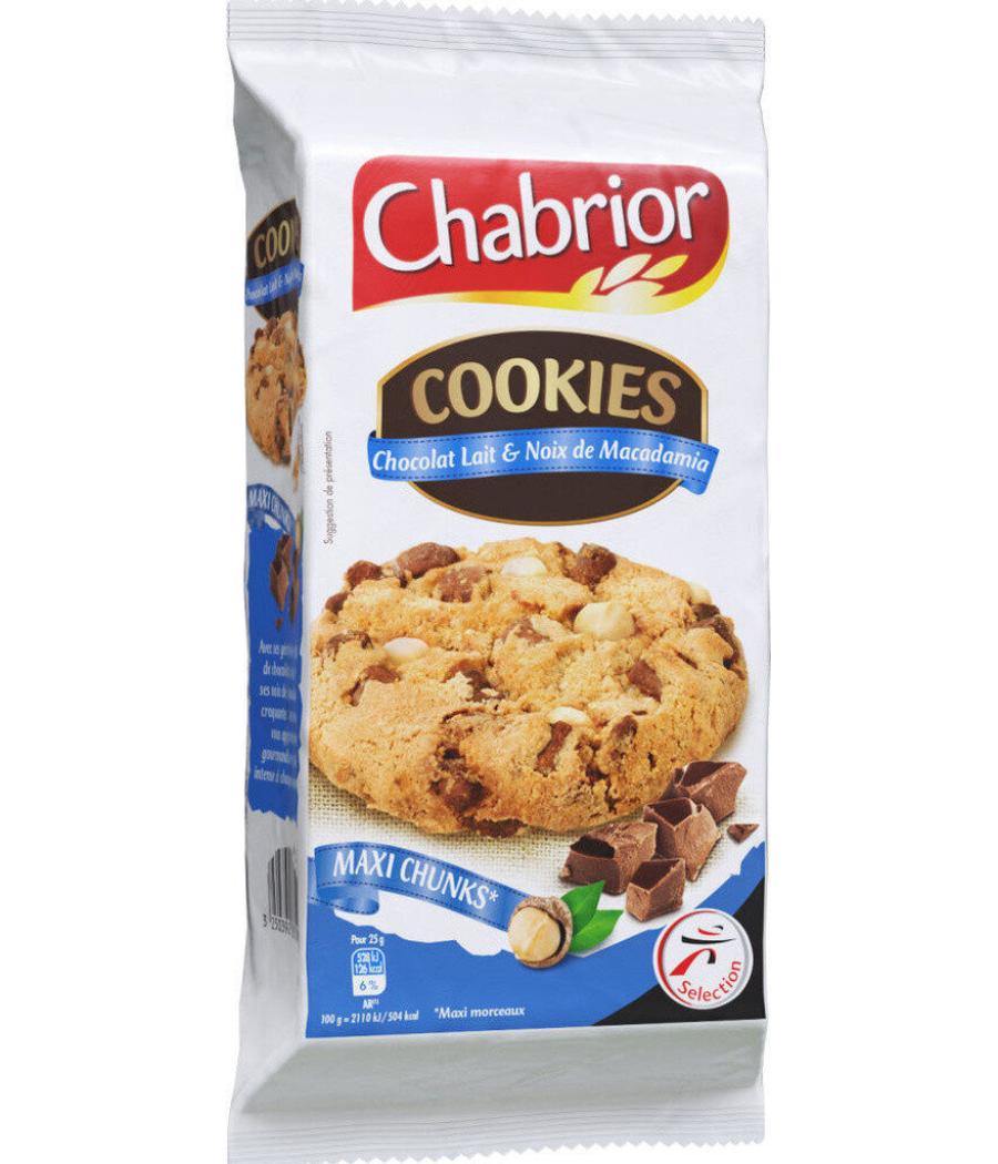 COOKIES CHOCOLAT LAIT & NOIX DE MACADAMIA CHABRIOR 204G