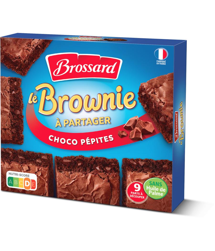 LE BROWNIE A PARTAGE CHOCO PEPITES BROSSARD 285G