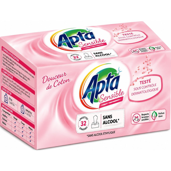 LESSIVE TABLETTES SENSITIV DOUCEUR DE COTON APTA X32
