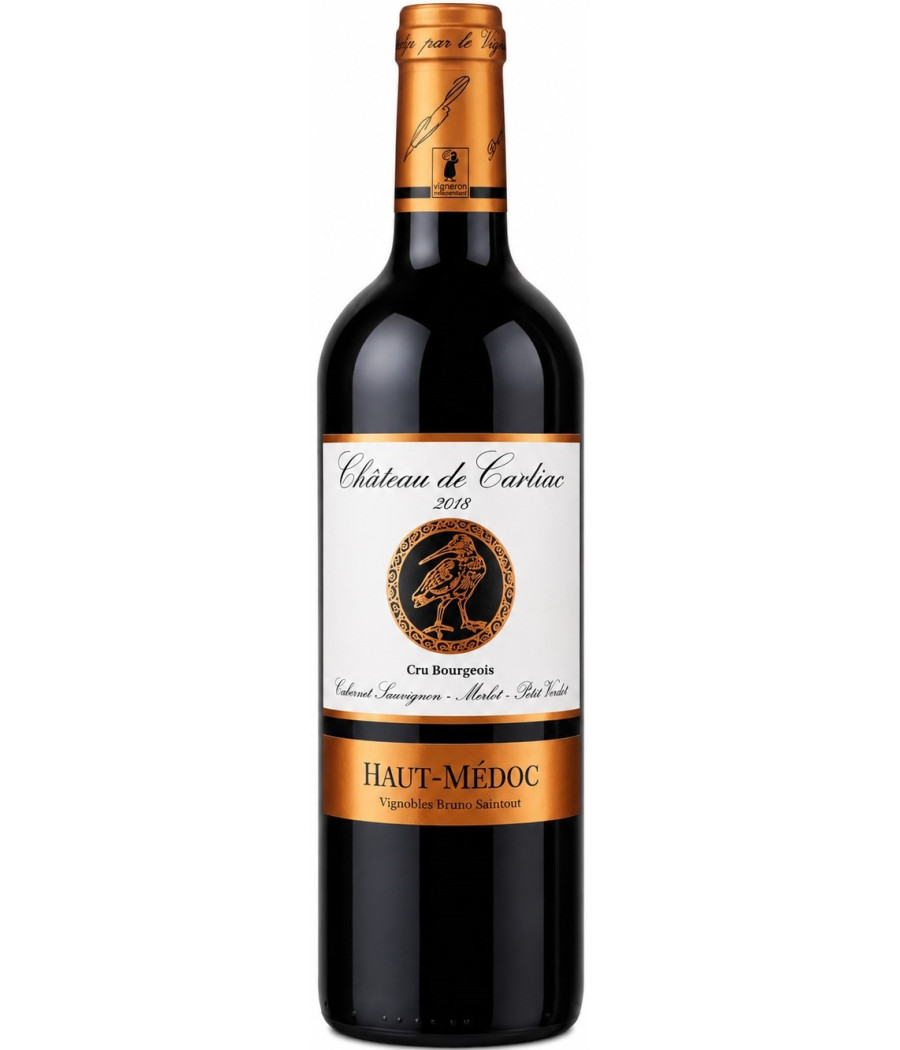 VIN ROUGE HAUT MEDOC AOP CARTUJAC 75CL