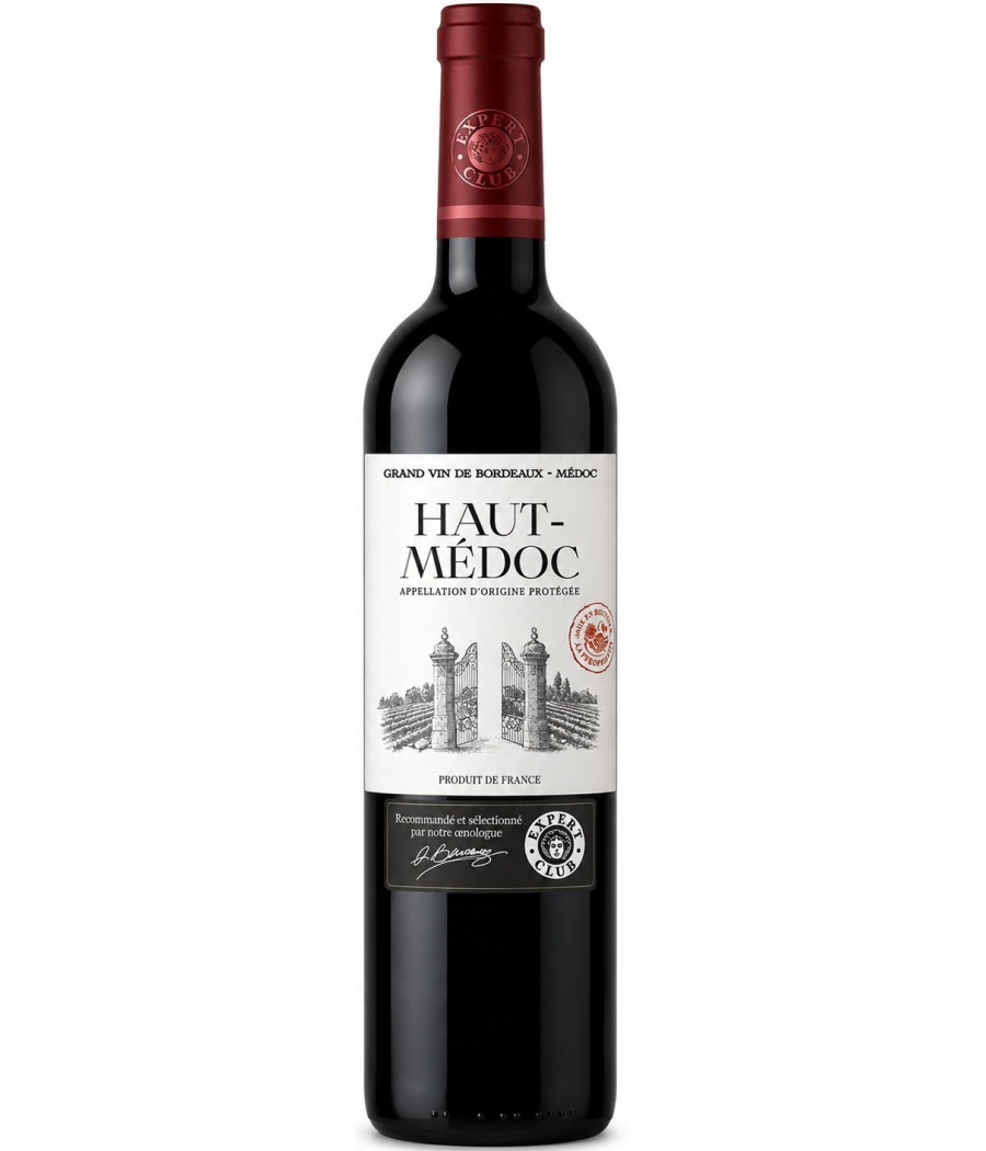 VIN ROUGE AOP MEDOC EXPERT CLUB 75CL