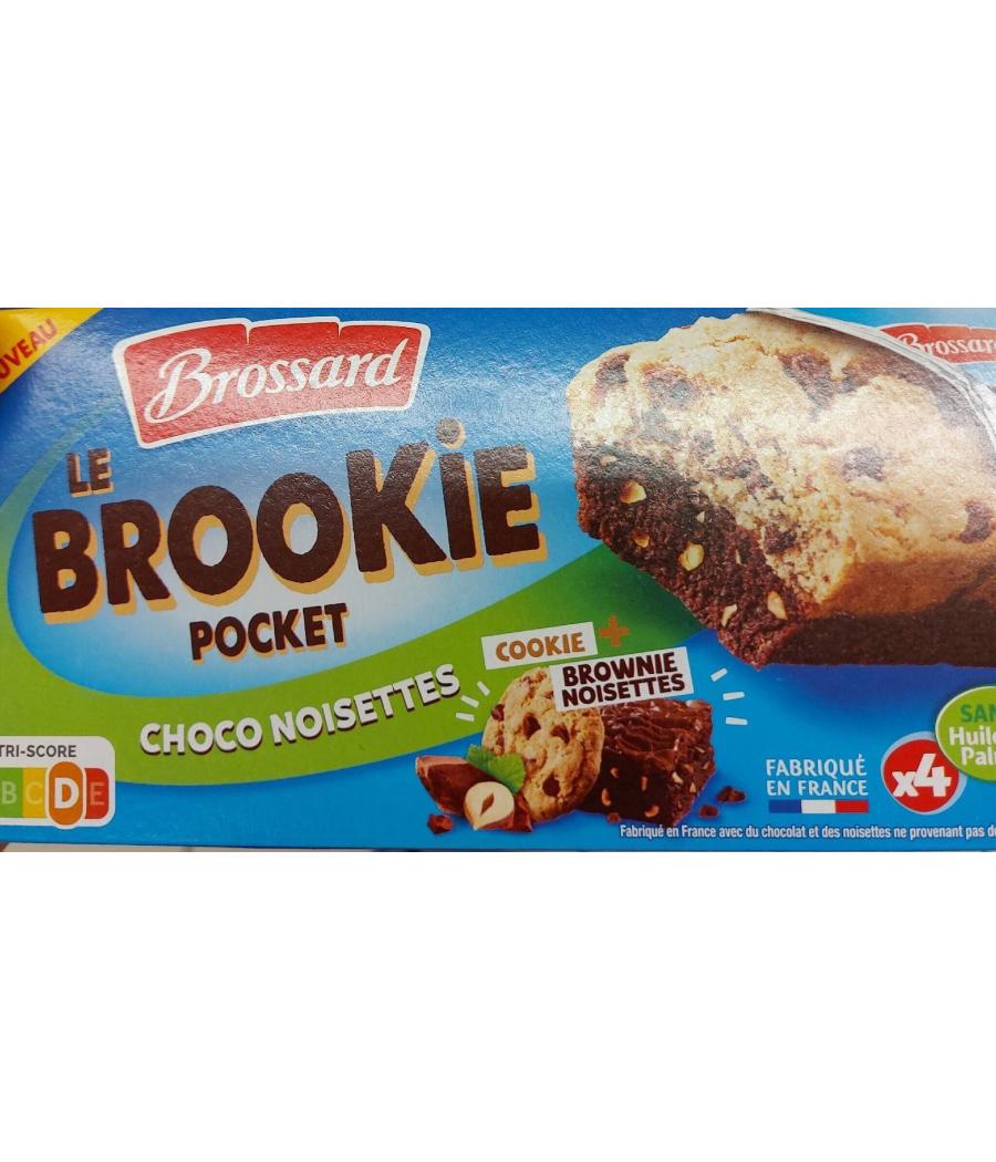 GATEAUX  BROOKIE AUX PEPITES DE  CHOCOLATS ET  NOISETTES 184G