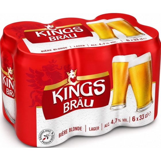 BIERE KINGSBRAU 6X33CL