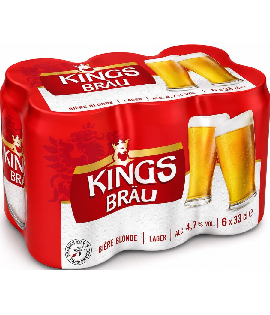 BIERE KINGSBRAU 6X33CL