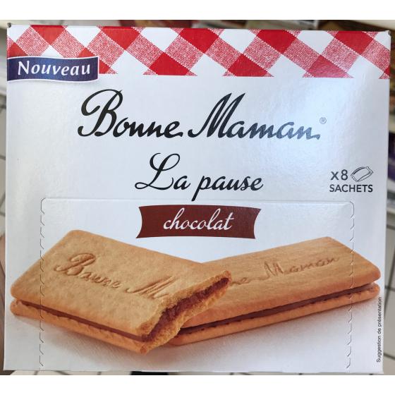 BISCUITS FOURRES AU CHOCOLAT AU LAIT BONNE MAMAN 200G