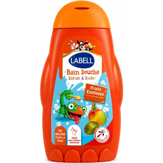 BAIN DE DOUCHE ENFANT LABELL FRUITS EXOTIQUE 300ML