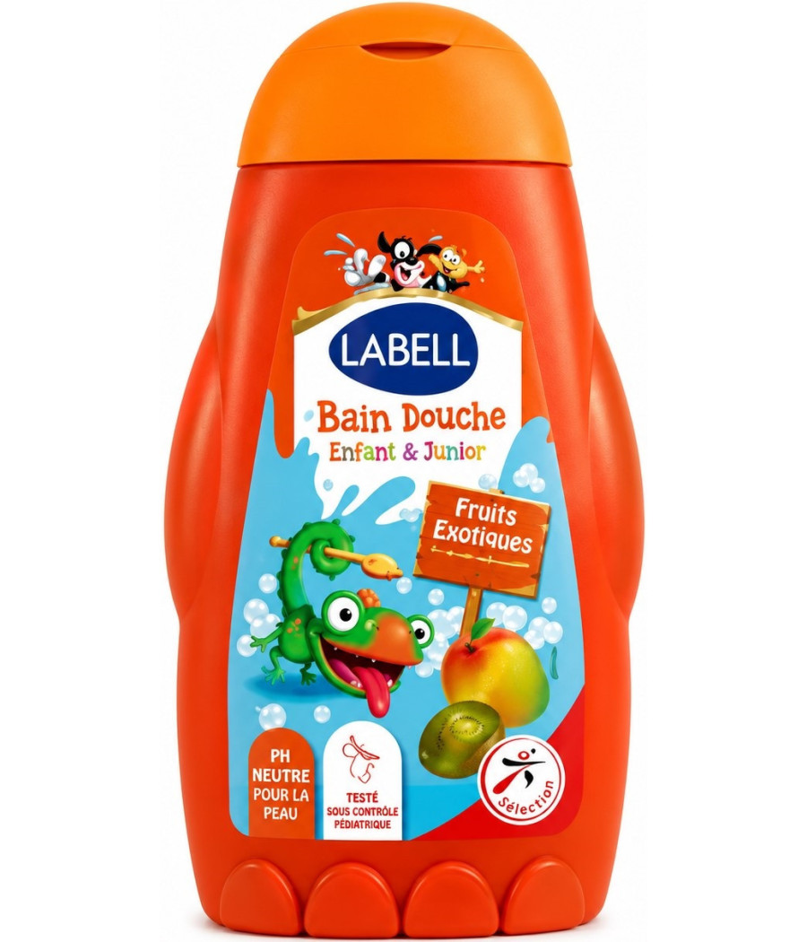 BAIN DE DOUCHE ENFANT LABELL FRUITS EXOTIQUE 300ML