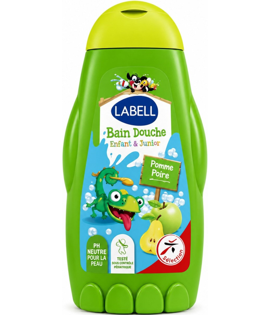 BAIN DE DOUCHE ENFANT LABELL POMME POIRE 300ML