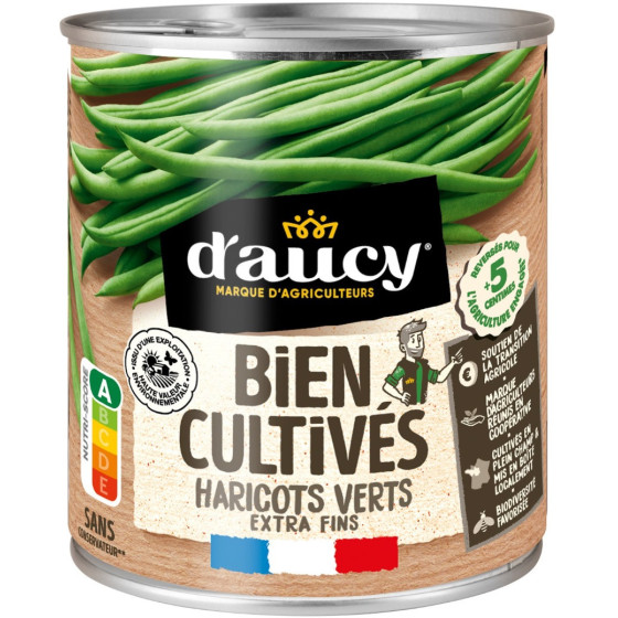 HARICOTS VERTS EXRA FINS D'AUCY 2X 440G