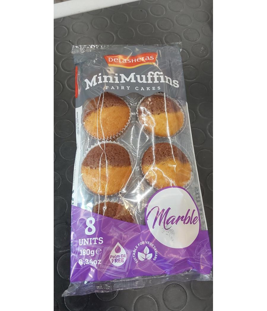 MINI MUFFINS MARBRE AU CHOCOLAT DELASHERAS 190G